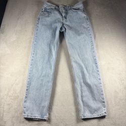 Levi's Low Pro Straight Jeans Women’s 28 Blue Light Wash Denim Low Rise #1A