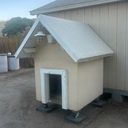 Stucco Dog House