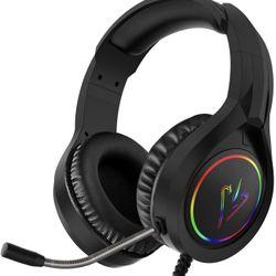 New in box Gaming Headset with Mic for PS4 PS5 Xbox one PC, Stereo Gamer Headphones with Noise Cancelling Microphone, Stereo Headset Soft Memory Earmu