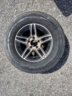 205/75 R14 Trailer Tire With aluminum Rim