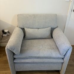 Gray Sofa Arm Chair 