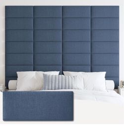 Wall Mounted Headboard, 9 Panels, 10" x 24"