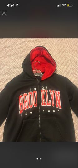 Brooklyn New York Zip-Up Hoodie