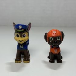 Paw patrol 2015 figured lot of 2  Chase and Zooma 
