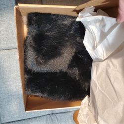 Podiak Faux Fur BLACK Boots Size 7