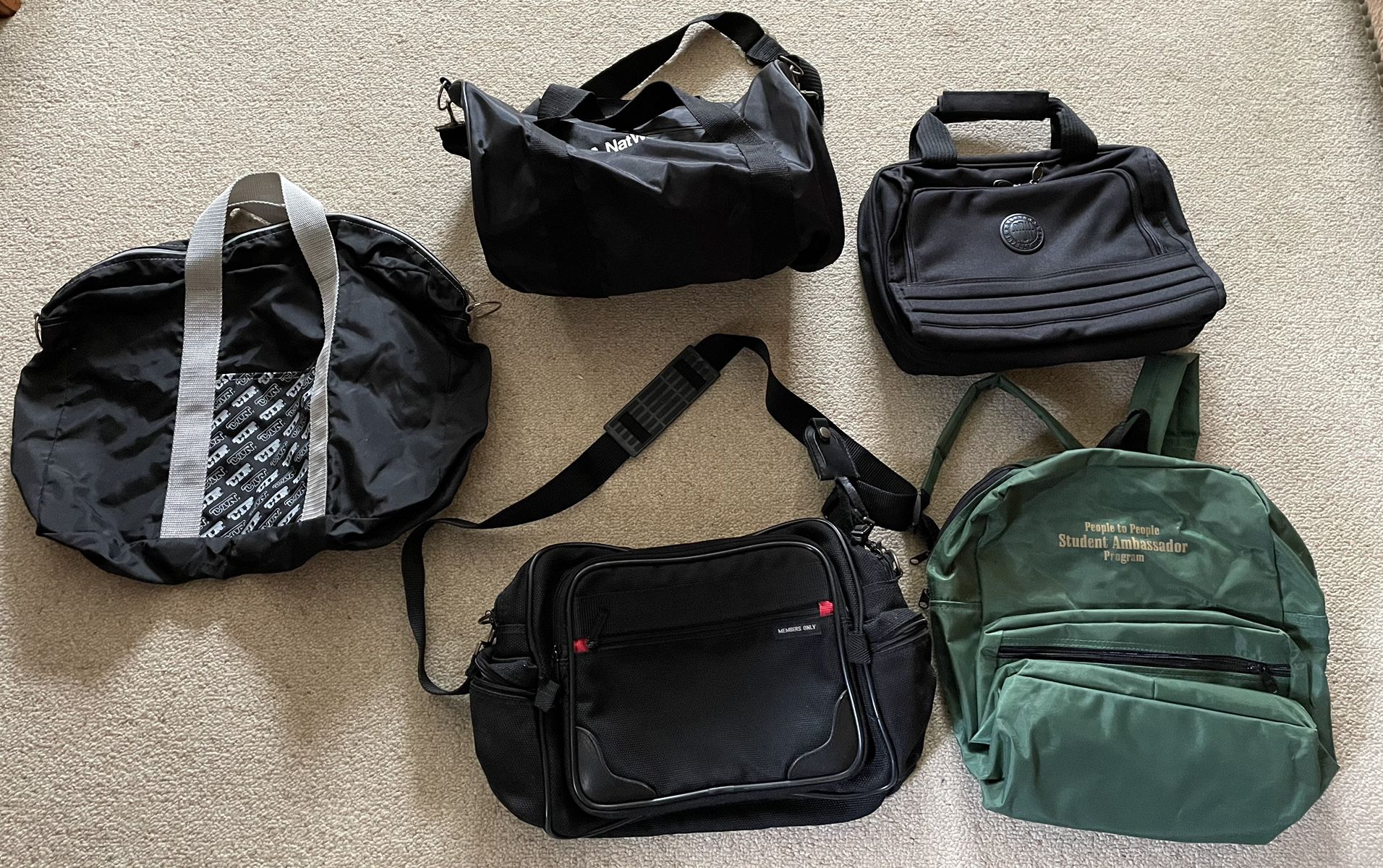 Variety 5 Duffle Bags