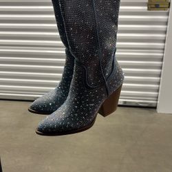 Rhinestone boots