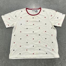 Cabin Creek Embroidered Stars T Shirt Top