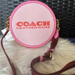 Coach Kia Circle Bag In Colorblock Ca098