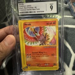 Ho-Oh CGC graded mint 9 Pokemon Card 