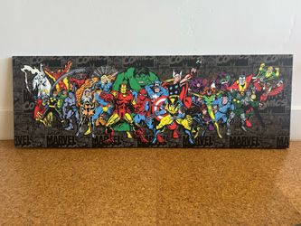 Marvel Canvas Art Print