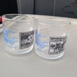 Santa Anita Memorial Glass set