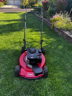 Toro self propelled mower no bag
