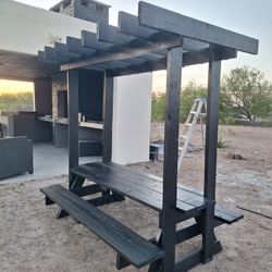 Banca Pura Madera  De 7 Pies 
