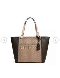 Guess Women Tote Bag Brown