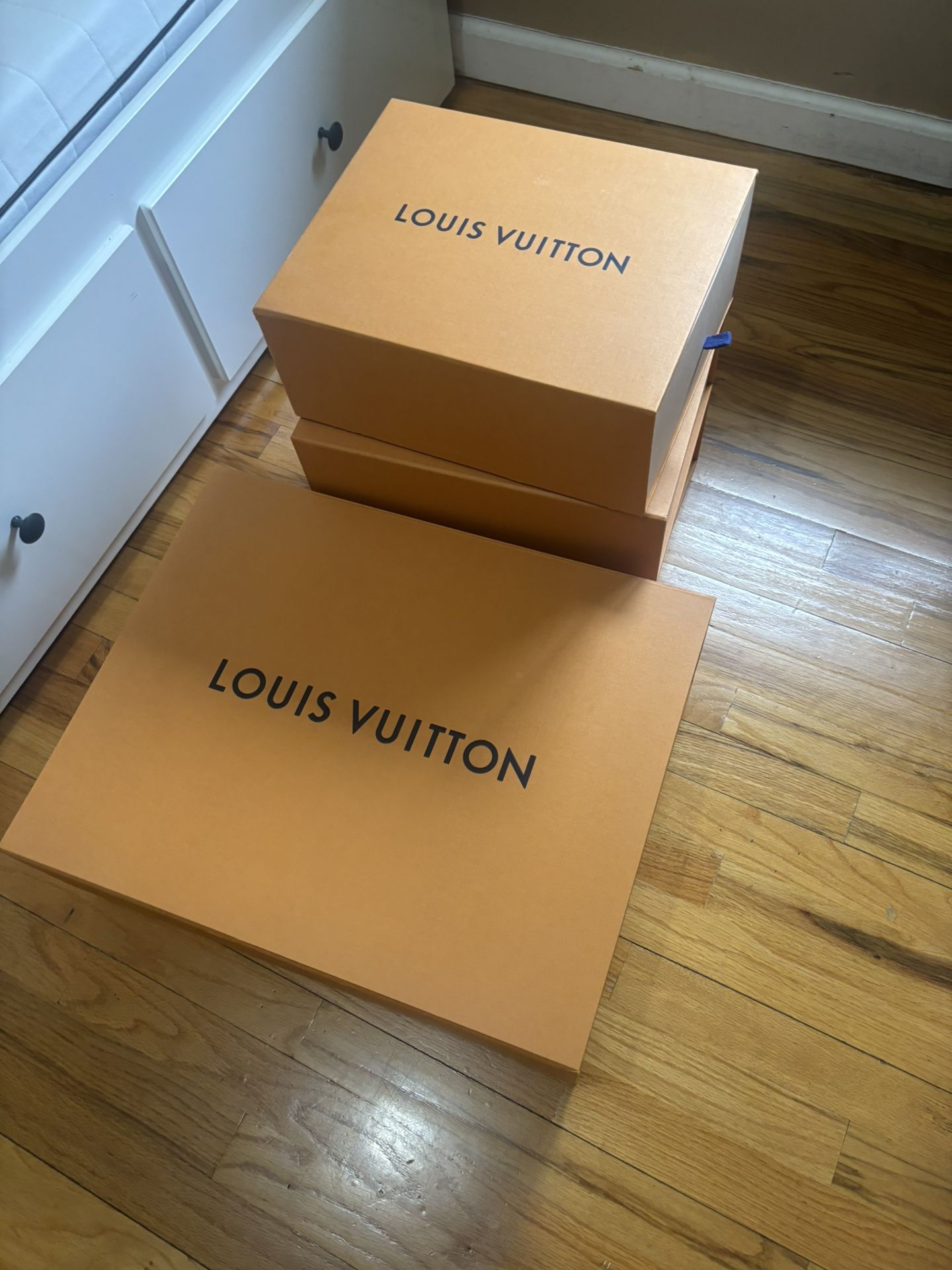 Luxury Brand Boxes And Shopping Bags (Lot) Louis Vuitton, Hermes, Chanel