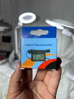 Mini LCD Digital Thermometer -50°C to 110°C External Probe Panel Mount LR44