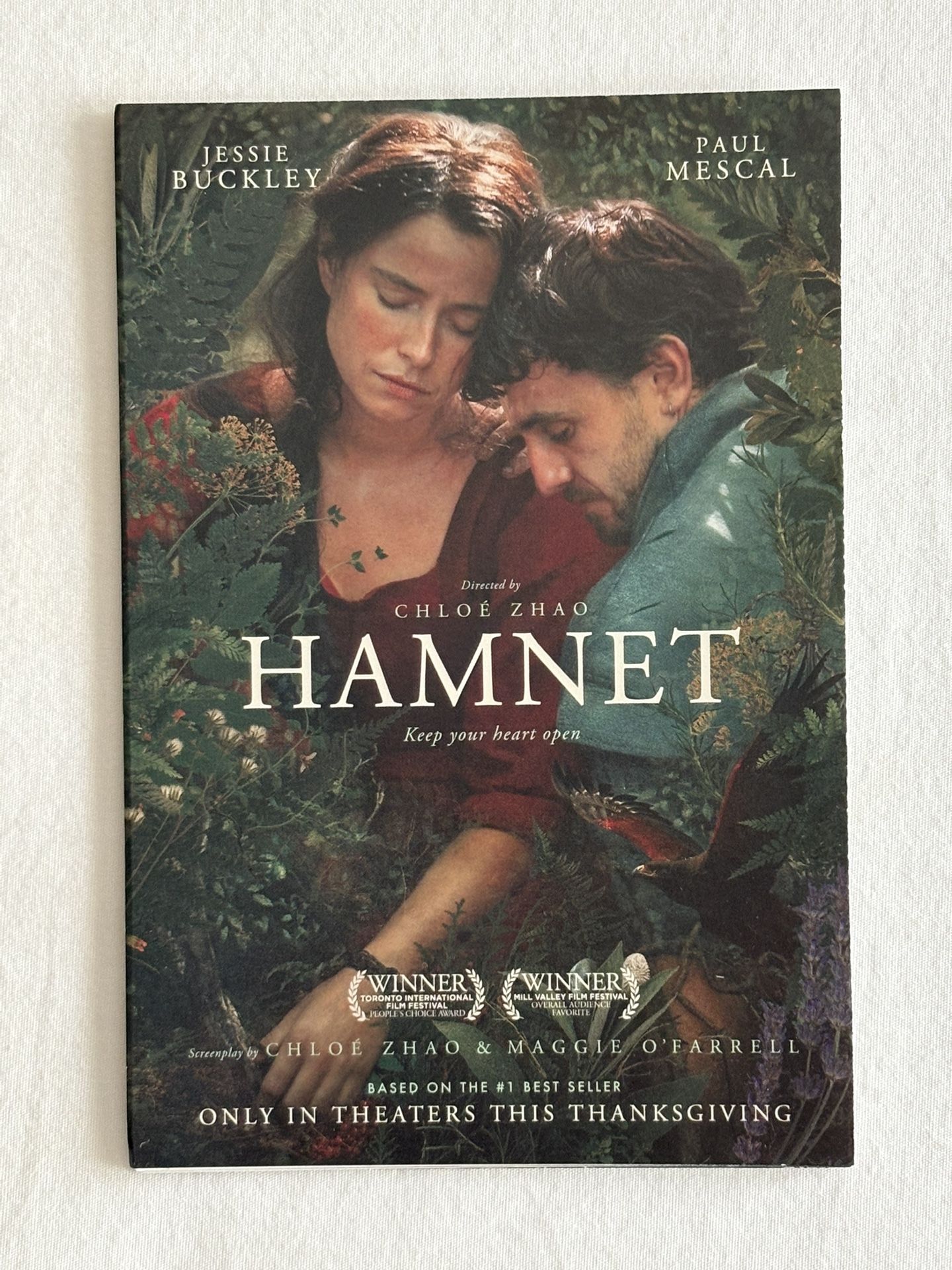 HAMNET 2025 Shakespeare AMC Early Access MOVIE postcard SET - Chloé Zhao - NEW