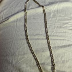 24 Inch 18k Plated Gold Chain 