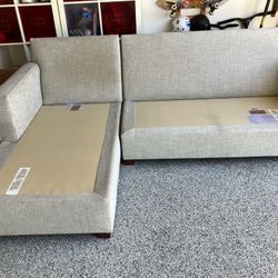West Elm Henry Sectional Couch Great Condition. Pick Up Today!  