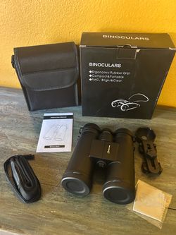 New Binoculars 12x42 High Powered