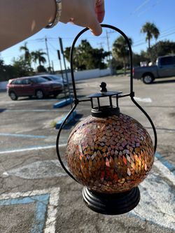 Candle Lit Lamp