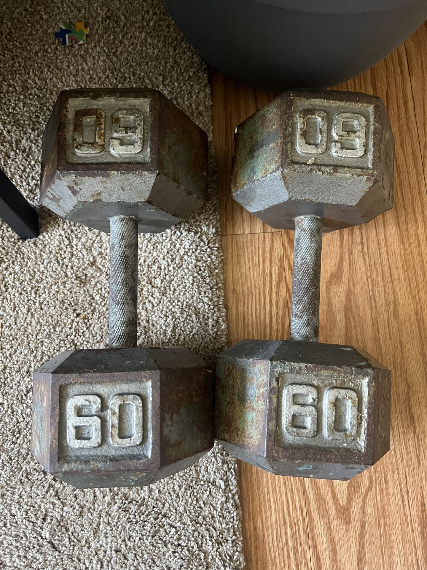 60lbs Cast Iron Weights 