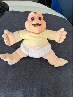 1991 Hasbro Talking Baby Sinclair Plush Disney Dinosaurs