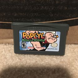 Popeye rush for spinach Gba