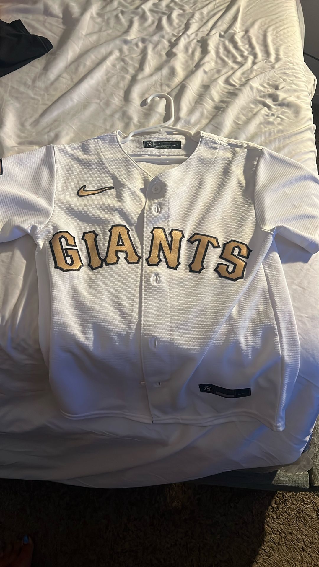 Giants Nike Jersey Kids Size 8 Like New