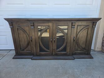 Wood Sideboard Buffet Cabinet