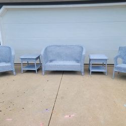 Wicker Patio Furniture Set