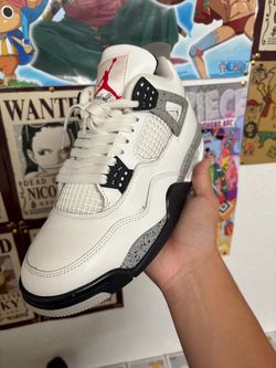 Jordan 4 white cement 2025 version
