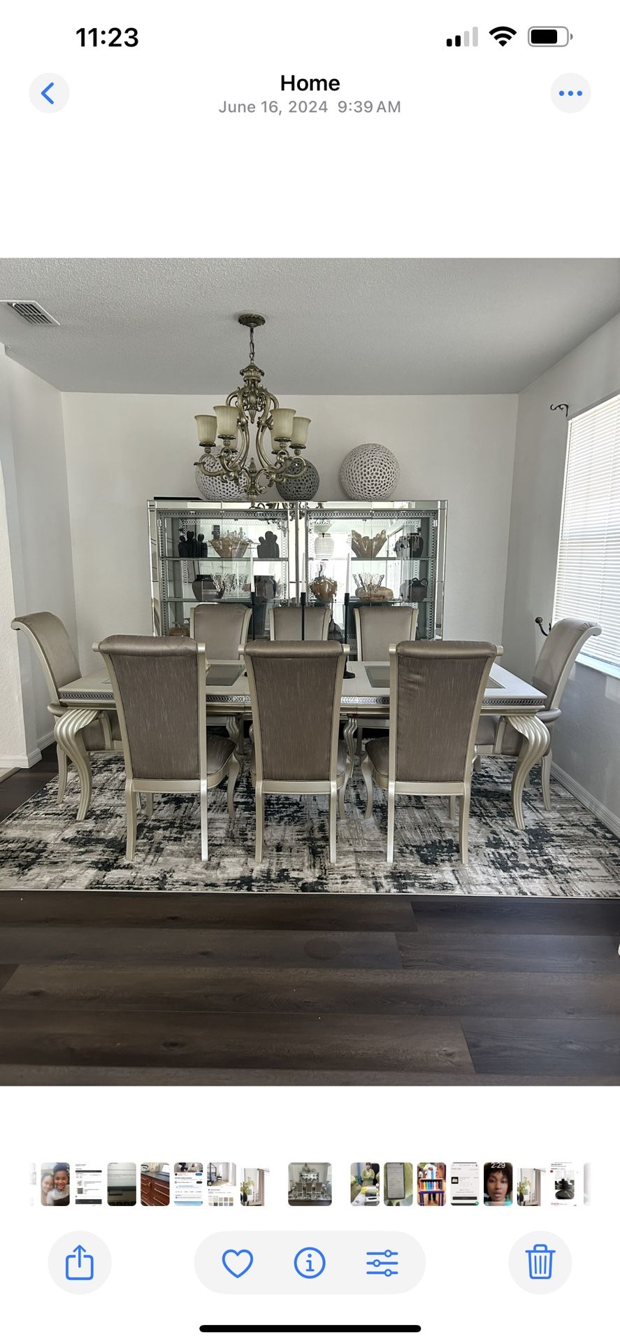 Just The Dinning With Chairs 