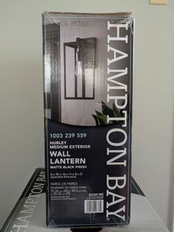 16 in. Hardwired Outdoor Wall Light Lantern