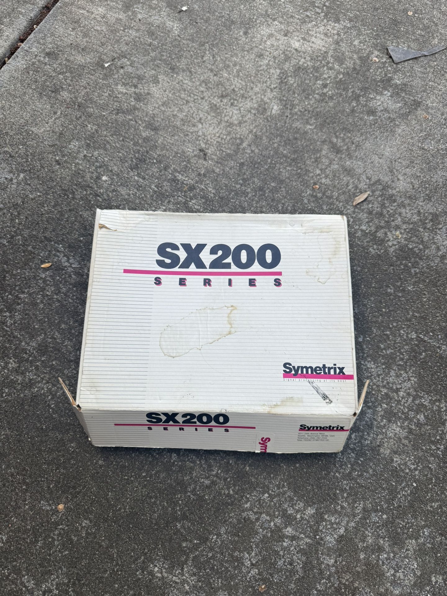 Symmetric Sx201 Parametric Equalizer