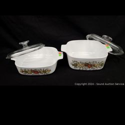 PYREX VINTAGE DISHES SET OF 3 from “Spice of Life” line