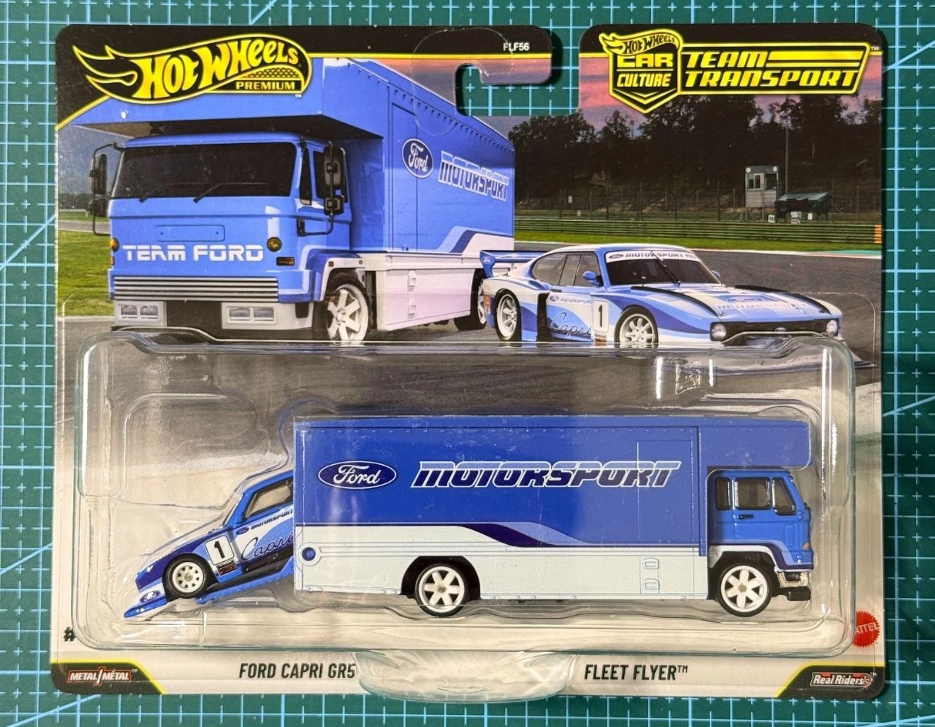 Hot Wheels Premium Team Transport 2025 ' Ford Capri GR5 & Fleet Flyer
