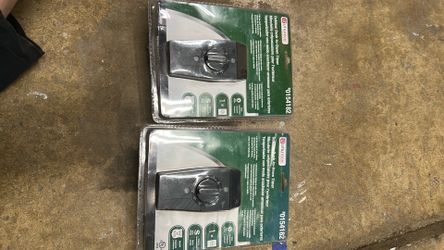 2 NEW Utilitech Outdoor Dusk-to-Dawn Timers – Outdoor Light Timer (Sealed)