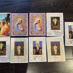 Religious Spanish Greeting Cards 8 ct Jesus Mary
