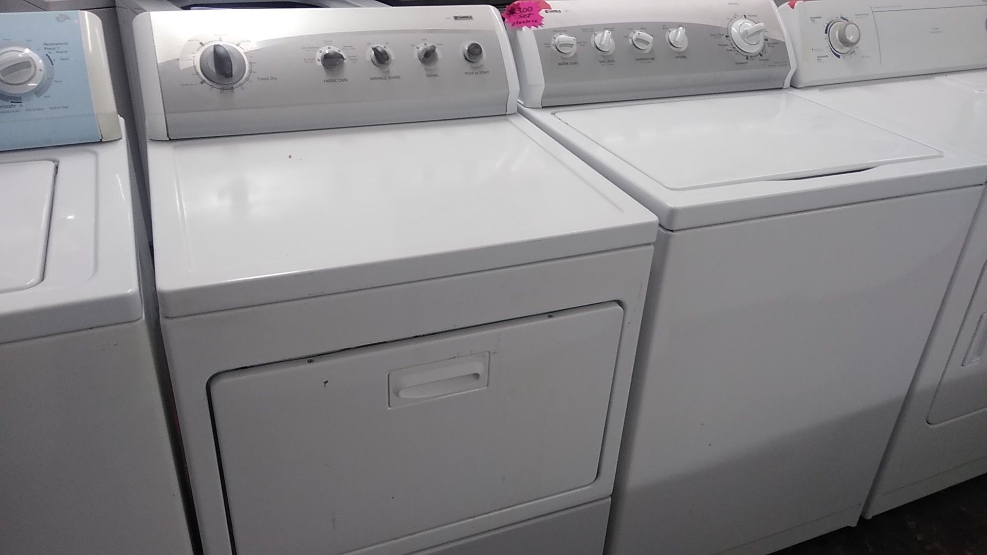 Kenmore washer and dryer