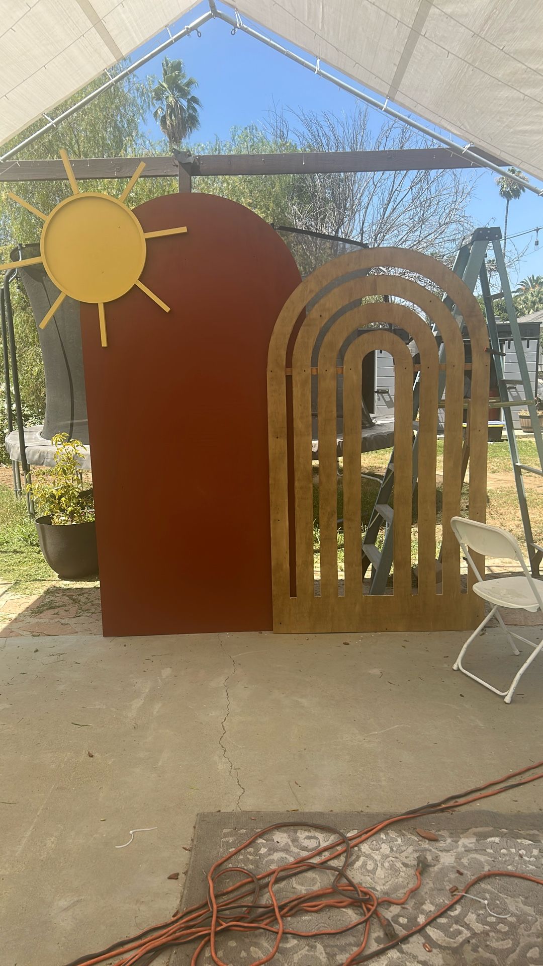Sun Arch Back Drop