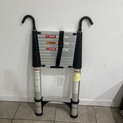 16.5ft Telescopic Ladder With Hooks
