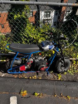 Gas mini bike semi built