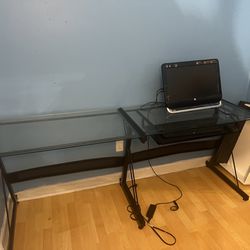 Glass Computer Desk For Sale 
