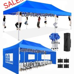 10x20 HEAVY DUTY Canopy Tent With Side Walls Gazebo Wedding Party Pop Up Tent Canopy- (FOR SALE) Carpa