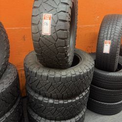 35x12.50R20 Nitto Ridge Grappler Full Set of 4 Tires