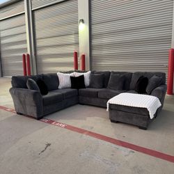 OVERSIZED U-Sectional Sofa Couch with Reversible Chaise DELIVERY AVAILABLE 🚚