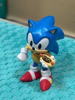 JAKKS Pacific Sonic the Hedgehog 2.5-Inch Classic Sonic with Hot Dog figure