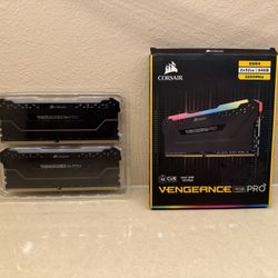 Corsair Vengeance RGB Pro 64GB (2x32GB) DDR4 3200 (PC4-25600) C16 Desktop Memory–Black (CMW64GX4M2E3200C16)